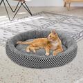 Pet Cat Bed Round Cushion Pad Basket for Small Medium Dogs Cats Mat House