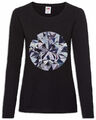 Diamond I Damen Langarm T-Shirt Diamant Diamanten Juwel Juwelen Kristall