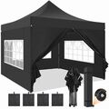 Pavillon 3x3 m Faltpavillon Gartenzelt Wasserdicht Partyzelt Festzelt Klappzelt