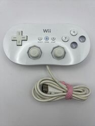 Original Nintendo Wii Classic Gamepad Controller Weiß