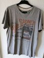 Herren T-Shirt Grau mit Motiv Gr. M