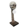 Halloween Horror Skull Head Light Halloween Handmade Statue 3D LED Skull Lamp