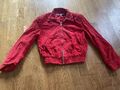 Flaming Star Clothing Jacke Rot 50er Jahre Repro Gebraucht Größe S - M 36-38