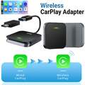 Wireless Apple CarPlay Adapter 5G WiFi Car Play Plug &Play Dongle For iPhone IOS