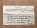 1892 Memorandum Swaledale & Wensleydale Banking Company, Richmond Yorks