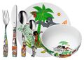 WMF Disney Dschungelbuch Kinderbesteck-Set Teller Schale 6-tlg Edelstahl Porzell