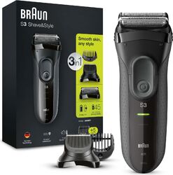 BRAUN Herrenrasierer Series 3 3000BT Shave and Style - - Barttrimmer NEU & OVP