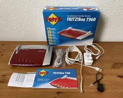 AVM FRITZ!Box 7360 WLAN ADSL/VDSL Modem-Router Weiß 20002839 in OVP