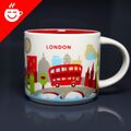+ STARBUCKS City Mug + LONDON + NEU + SKU + YOU ARE HERE YAH Tasse England UK GB