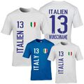 FanShirt ITALIEN Trikot Herren Druck Nummer Name Jersey WM ITALIA FanShirts4u
