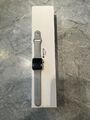 Apple Watch Series 3 38mm Silber Aluminium Gehäuse Weiß Sport Armband...