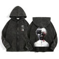 Tokyo Ghoul ーキョーグール Sweater Cosplay Hoodie Zippered 3d Printed Hooded # Black