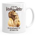 Tasse Du bist mein Verbündeter Löwe Löwen Pärchen Liebe Spruch Geschenk