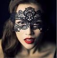Spitzen Maske Augenmaske sexy Venezianische Gesichtsmaske Party Karneval Schwarz