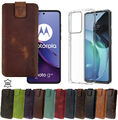 Hülle für Motorola Moto G84 5G Tasche Leder Schutz Etui mit Silikon Case passend