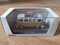 VW Volkswagen Bus T1 T1b B Fensterbus Samba grün grau 450359200 Schuco 1:43