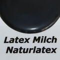 250ml Latexmilch SCHWARZ Ammoniakfrei normal flüssig Natur Latex 
