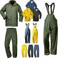 NORWAY PU Regenjacke Bundhose Latzhose Regenhose Regenkleidung Regen Jacke Hose