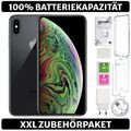 Apple iPhone XS - 64 256 512 GB - Schwarz Spacegrau Black - 100% Batterie