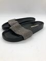 Buffalo London Damen Slipper Sommerschuhe, Schwarz, EUR 37