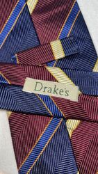 Cravatta Drake’s 100% Seta