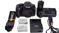 Canon EOS 550D 18MP (Body/Gehäuse) mit Batteriegriff, Kamera DSLR