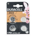 Duracell Batterie Lithium, Knopfzelle, CR2025, 3V Electronics, Retail Blister (4