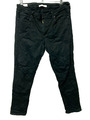 Levi's 712 Slim Schwarz Jeans Damen W32 L30 Stretch Denim Hose 20275