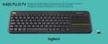 Logitech Tastatur K400 Wireless Unifying kabellos Plus TV Touchpad 920-007127