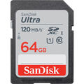 SanDisk Ultra SDXC UHS-I Card 64 GB 120 MB/s U1 C10