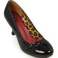 Banned Retro Vintage Rockabilly Lackleder Swing High Heel Pumps Dragonfly