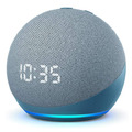 Amazon Echo Dot mit Uhr 4.Generation blau Streaming Lautsprecher Alexa 