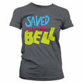 Offiziell lizenziert Saved by The Bell Distressed Logo Damen-T-Shirt S-XXL Größe
