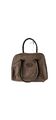 Handtasche Shopper Umhängetasche Damen Braun Leder Imitat 30044