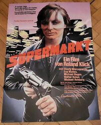 Poster Supermarkt Film von Roland Klick  590mm /840mm gefaltet Udo Lindenberg ..