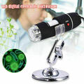 Mini 1600X USB Digital 8 LEDs Mikroskop Lupe Fach Endoskop HD Microscope Kamera