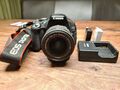Canon EOS 600D 18,0MP SLR-Digitalkamera - Kit mit EF-S 18-55 IS STM