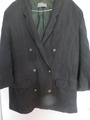 Rene Lezard Blazer Jacke Seide / Viscose Gr 40 schwarz Vintage-Look