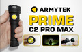Armytek Prime C2 Pro Max - Flagship 4000 Lumen Taschenlampe - 21700 Akku & USB
