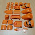 LEGO Konvolut Bauteile Sonderteile orange / CITY Star Wars Sortiment Sammlung