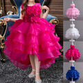 Kinder Mädchen Prinzessin Hochzeit Partykleid Abendkleid Cupcake-Kleid Ballkleid