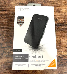 Gear4 Oxford iPhone X/XS Hülle - schwarz