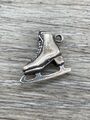 Eislauf Skaten Winter Sport Olympische Spiele Outdoor Sterlingsilber 3D Charm Anhänger