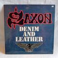 #138 Heavy Metal Vinyl LP: Saxon – Denim And Leather, Carrere – 67.811