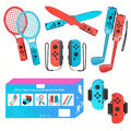 Switch Sports Games 2022 Zubehörpaket für Nintendo Switch & OLED 10Teile blaurot