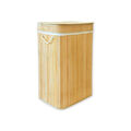 Bambus Wäschekorb | 6 Größen | Wäschesammler Wäschetruhe Wäschebox Eckig/Rund