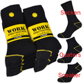 12 Paar WORK Arbeitssocken schwarz Größe Socken Quaters Sneaker BESTPREIS