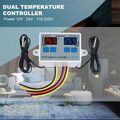XK-W1088 Dualer Digitaler Thermostat-Temperaturregler Mit Zwei Relaisausgängen