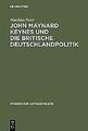 John Maynard Keynes und die britische Deutschlandpolitik | Buch | 9783486561647
