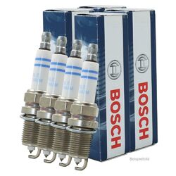 4x 0 242 235 668 Bosch Zündkerze entstört FR7LDC VW GOLF IV 